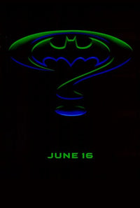 Batman Forever Movie Poster Print showcasing the iconic superhero.