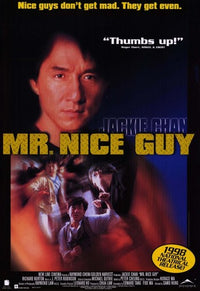 Mr. Nice Guy Movie Poster Print featuring vibrant artwork.