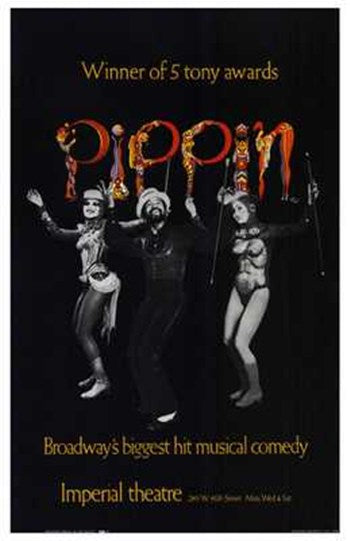 Pippin Broadway Musical Poster Print showcasing vibrant artwork.
