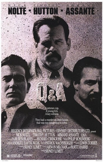 Q and A Movie Poster Print showcasing vibrant movie art