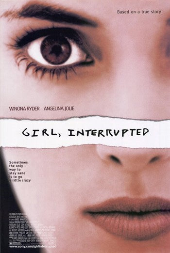 Girl Interrupted Movie Poster Print featuring emotional themes of self-discovery.