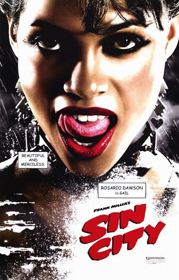 Sin City Movie Poster Print - Art featuring iconic film aesthetics.