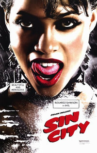 Sin City Movie Poster Print - Art featuring iconic film aesthetics.