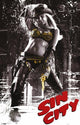 Sin City movie poster print featuring graphic noir art style.