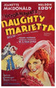 Naughty Marietta Movie Poster Print featuring vibrant artwork.