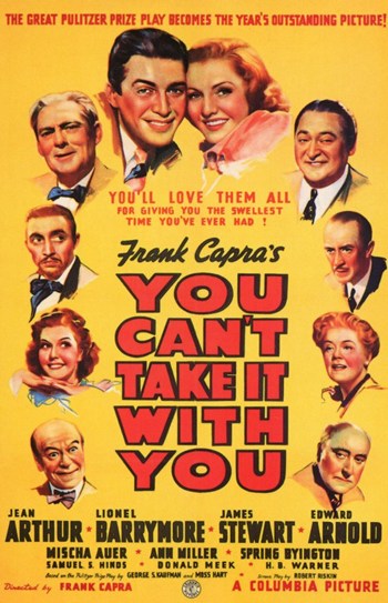 You Can't Take It with You Movie Poster Print