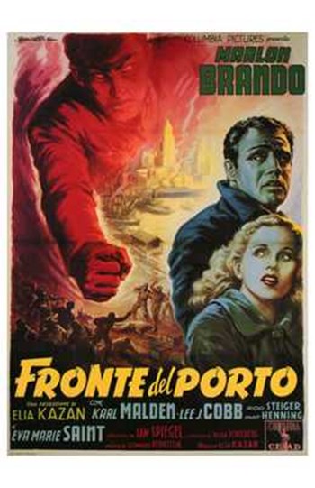 On the Waterfront Movie Poster Print featuring classic film art.