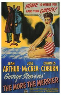 More the Merrier Movie Poster Print showcasing a classic film scene