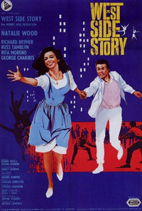 West Side Story Movie Poster featuring iconic scenes from the film.