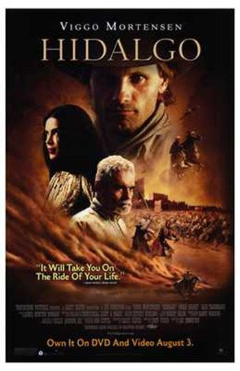 Hidalgo Movie Poster featuring adventure film artwork.