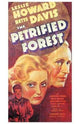 Petrified Forest Movie Poster Print showcasing classic film art.