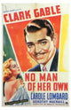 No Man of Her Own Movie Poster Print showcasing classic film art.