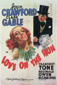 Love on the Run movie poster print showcasing romance and adventure.