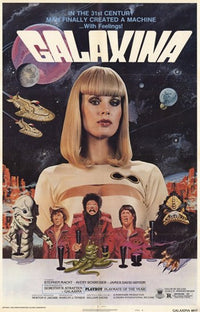 Galaxina Movie Poster showcasing classic sci-fi artwork