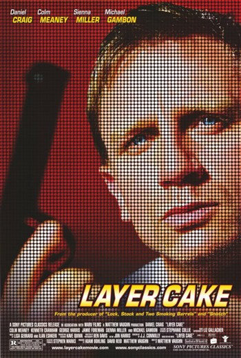 Layer Cake Movie Poster showcasing iconic film artwork.