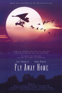 Fly Away Home Movie Poster Print featuring vibrant artwork.