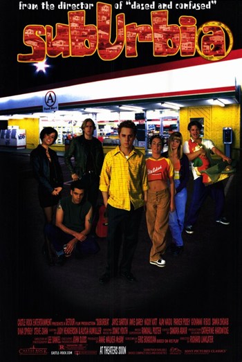 Suburbia Movie Poster Print featuring vibrant imagery.