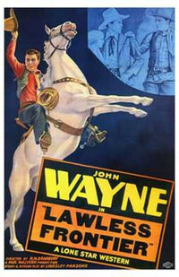 The Lawless Frontier Movie Poster Print showcasing classic Western film art.