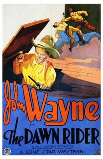 The Dawn Rider Movie Poster Print showcasing a classic western film scene.