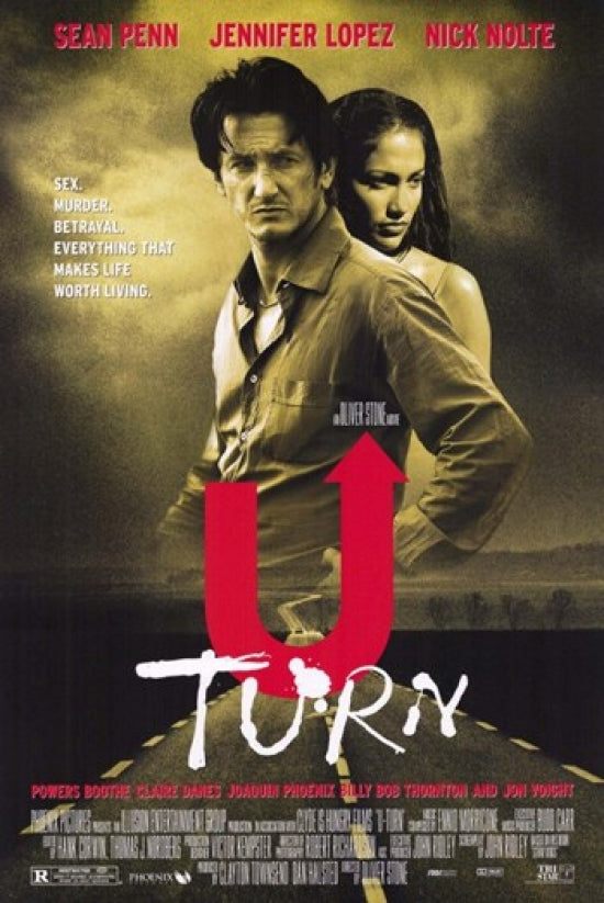 U Turn Movie Poster Print showcasing dramatic visuals