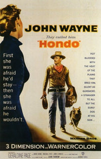 Hondo Movie Poster Print - Classic Western Film Art
