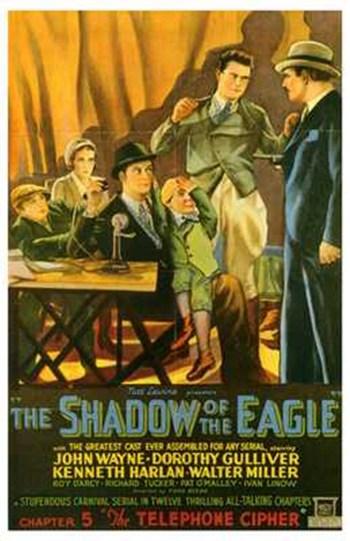 Shadow of the Eagle Movie Poster Print featuring classic film art