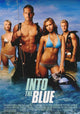 Into the Blue Movie Poster Print featuring vibrant underwater adventure.
