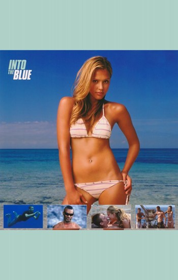 Into the Blue Movie Poster Print showcasing underwater adventure