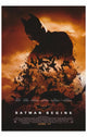 Batman Begins Movie Poster Print featuring Gotham's iconic superhero