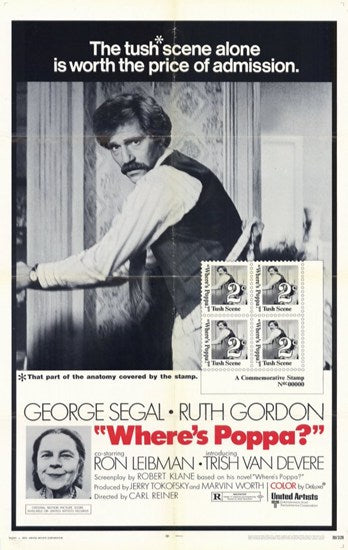 Where's Poppa movie poster print featuring iconic scenes.
