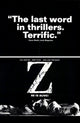 Z Movie Poster Print showcasing striking cinematic artwork.