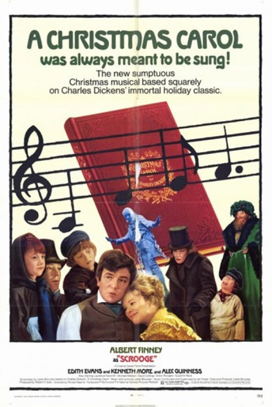 Scrooge Movie Poster Print showcasing a classic holiday theme.