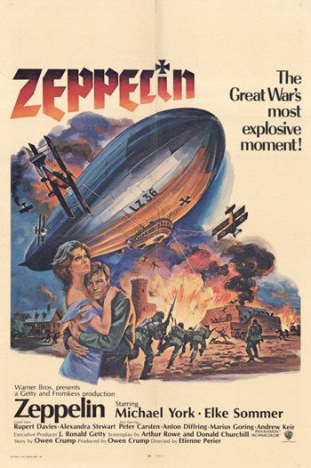 Zeppelin Movie Poster Print showcasing cinematic art.