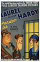 Pardon Us Movie Poster Print showcasing vibrant colors and classic film art.