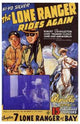 The Lone Ranger Rides Again Movie Poster Print showcasing classic western adventure.