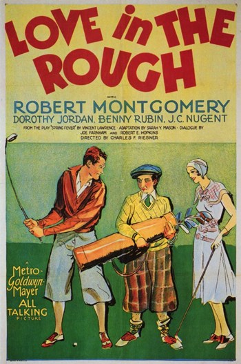 Love in the Rough Movie Poster Print showcasing romantic comedy theme.