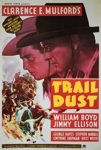 Trail Dust Movie Poster Print showcasing American West spirit.