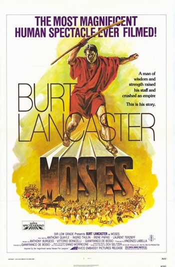 Moses Movie Poster Print featuring iconic imagery from the classic film.
