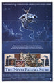 The Neverending Story Movie Poster Print featuring vibrant imagery from the classic film.