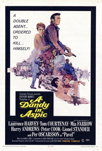 Dandy in Aspic Movie Poster Print showcasing classic film art.