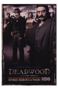 Deadwood Movie Poster featuring Wild West themes