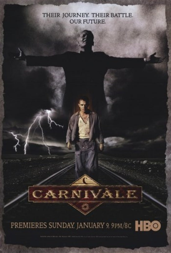 Carnivale Movie Poster Print showcasing vibrant colors and dramatic circus imagery.