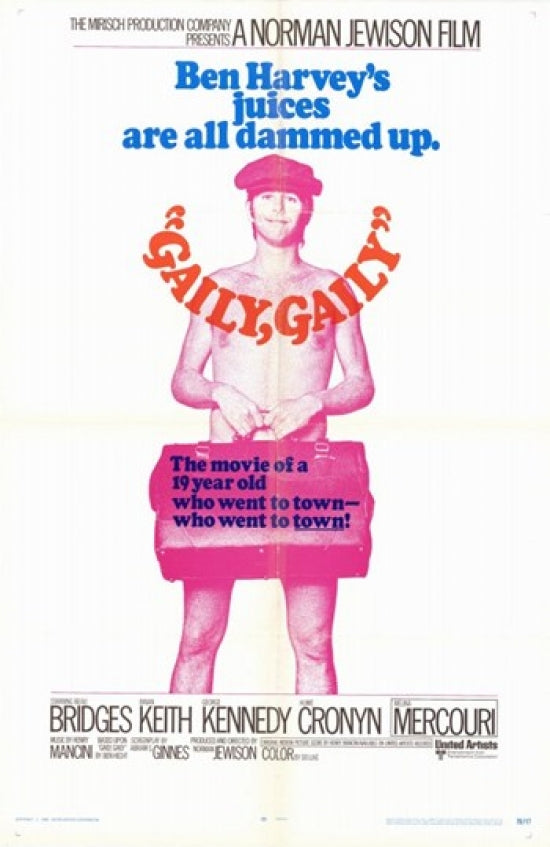 Gaily Gaily Movie Poster - Classic Film Art Print showcasing vibrant colors and cinematic theme.