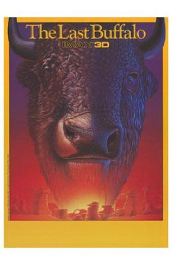 Last Buffalo Movie Poster Print showcasing a majestic buffalo in nature.
