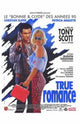 True Romance Movie Poster Print featuring vibrant colors and iconic design.