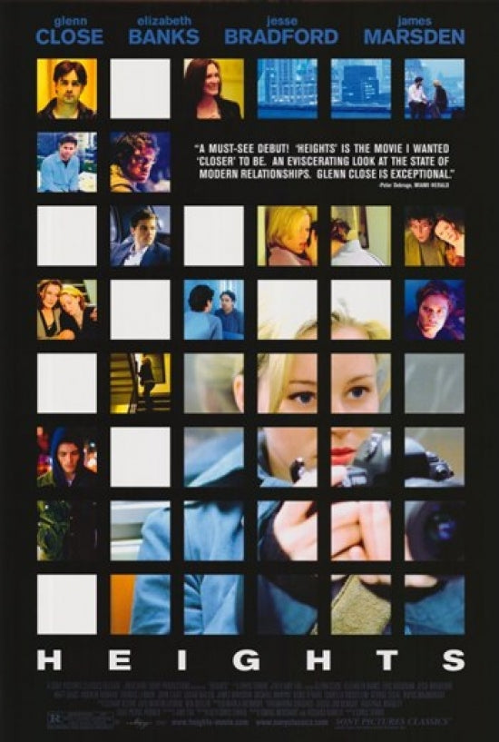 Heights Movie Poster Print showcasing vibrant film artwork.