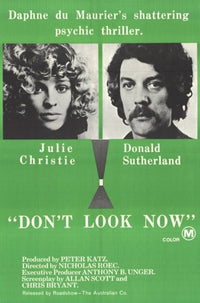 Don't Look Now Movie Poster Print showcasing suspenseful art.