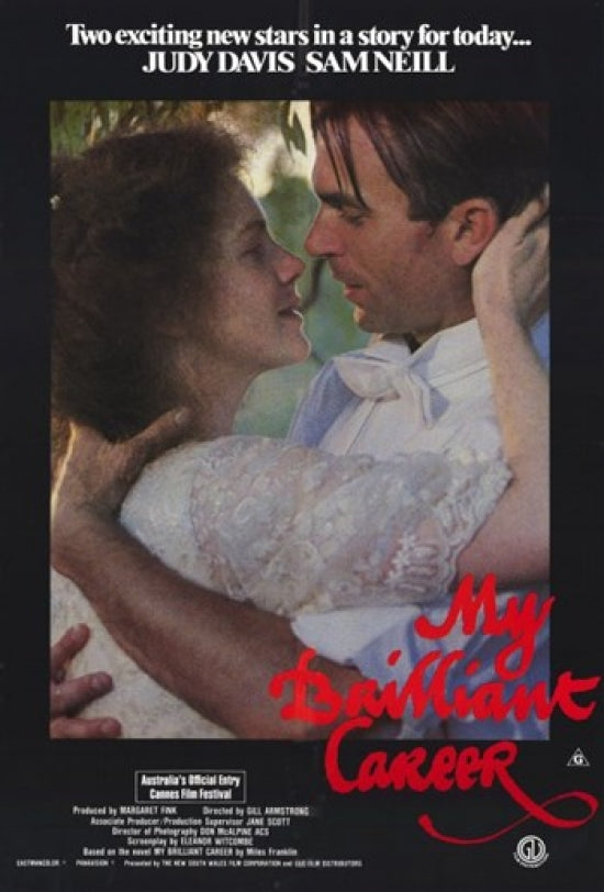 My Brilliant Career Movie Poster Print showcasing vibrant art.