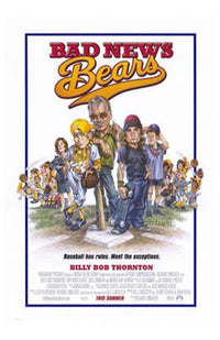 The Bad News Bears movie poster print featuring iconic imagery.