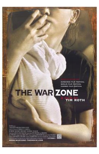 The War Zone Movie Poster Print showing intense cinematic imagery.